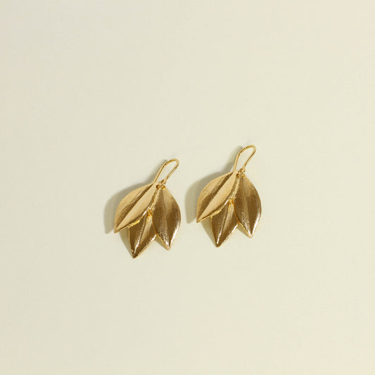 Athena 22ct Gold Plate Earrings