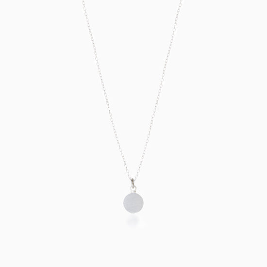 Sterling Silver Disc Necklace