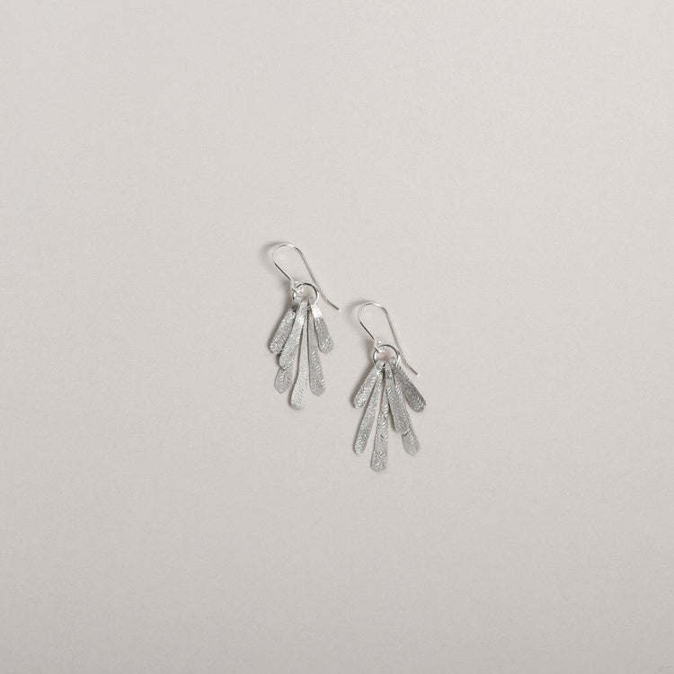 Flutter Drop Sterling Silver Earrings