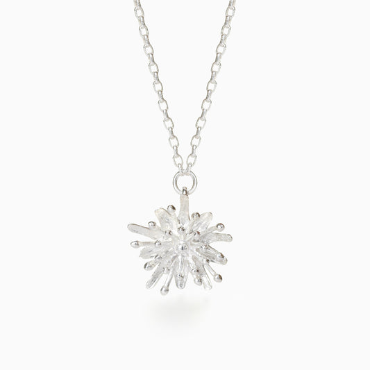 Mt Cook Lily Stem Sterling Silver Necklace