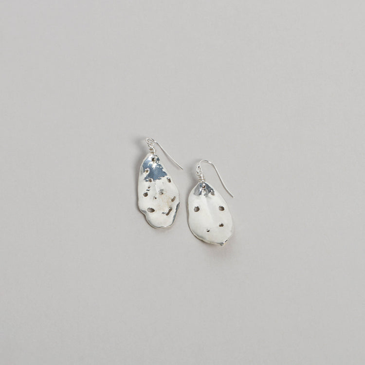 Pohutukawa Leaves Sterling Dipped Earrings
