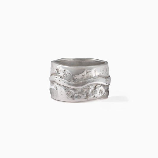 Raw Earth Sterling Silver Ring