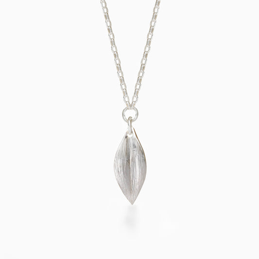 Sterling Silver Delicate Leaf Necklace