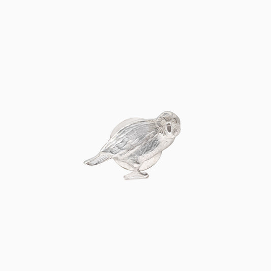 Sterling Silver Kakapo Jewellery Pin