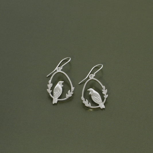 Sterling Silver Tui Earrings