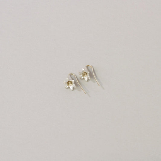 Lily Sterling Silver and 9ct Yellow Gold Earrings